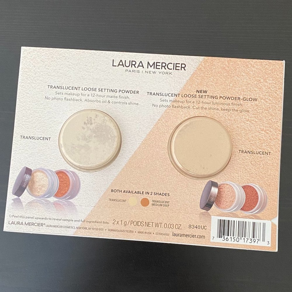 Laura Mercier Translucent Setting Powder duo (Matte finish & Glow finish)